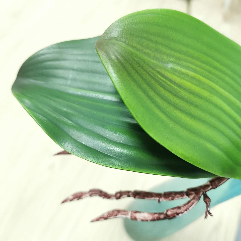 Yapay Çiçek Orkide Yaprağı Doğal Görünüm 