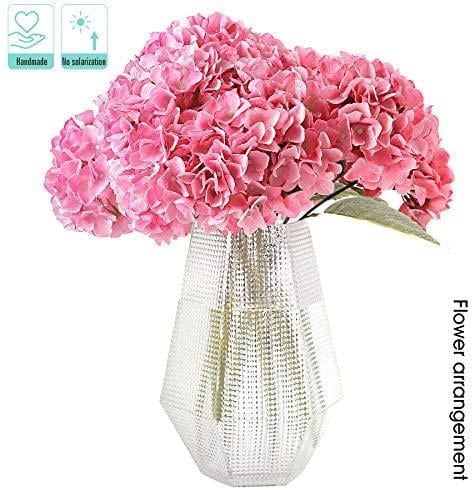Yapay Çiçek Ortanca Çiçeği Demeti 43 cm Pembe