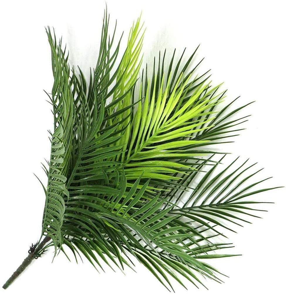Yapay Çiçek Palmiye Yaprağı Yapay Yaprak 9 Dallı Demet Yapay Areka Yaprağı
