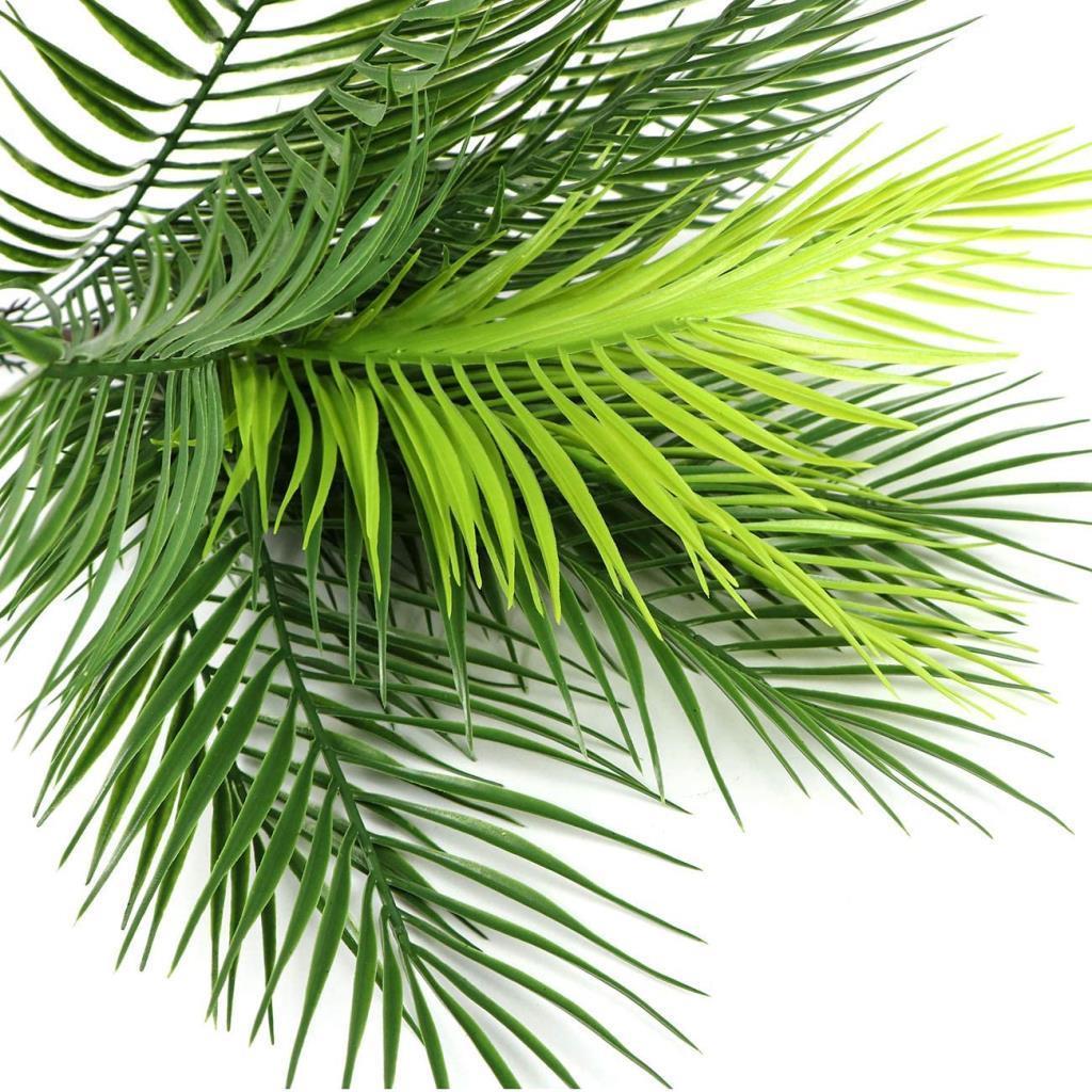 Yapay Çiçek Palmiye Yaprağı Yapay Yaprak 9 Dallı Demet Yapay Areka Yaprağı