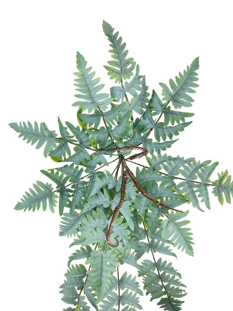 Yapay Çiçek Pastel Cycas Aşk Merdiveni 80cm Eğrelti Otu Sıkas Bitkisi 12 Yaprak 40*80cm Yapay Bitki