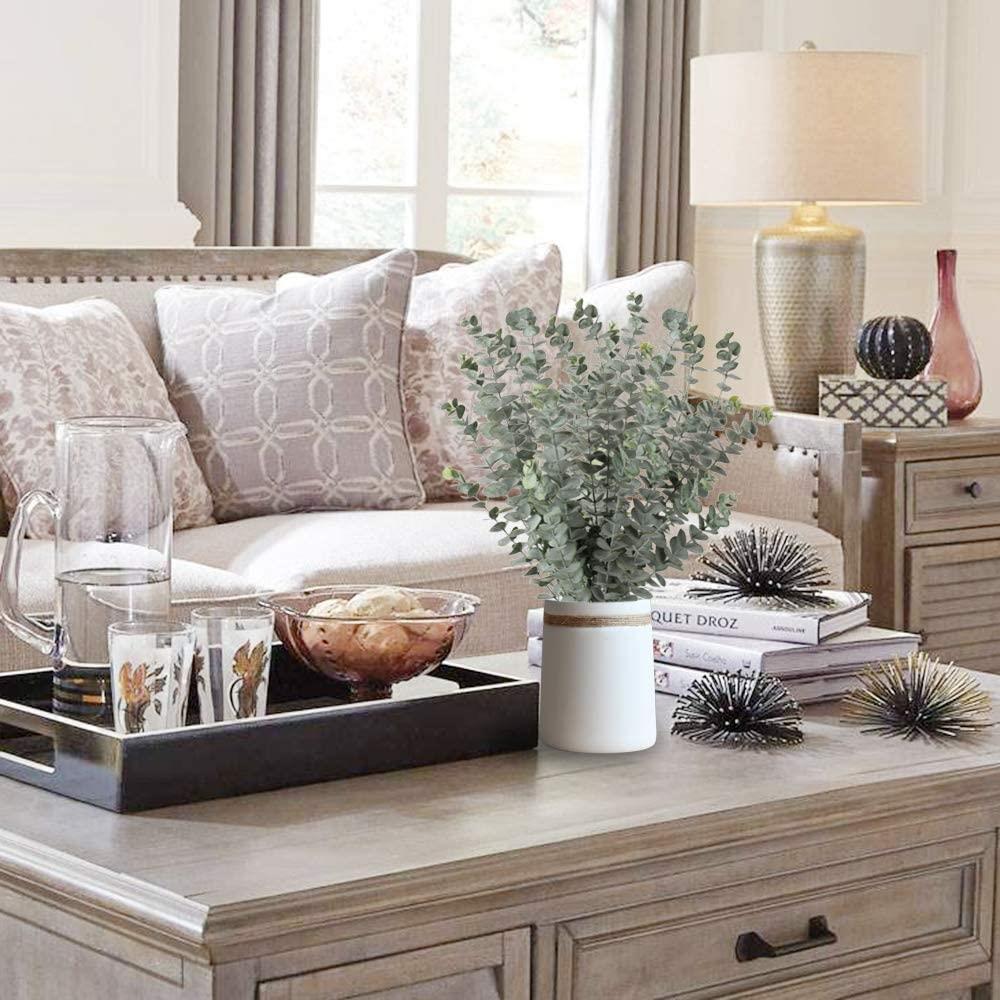 Yapay Çiçek Pastel Yeşil Okaliptus 3Dallı Uzun Dal 76cm Eucalyptus