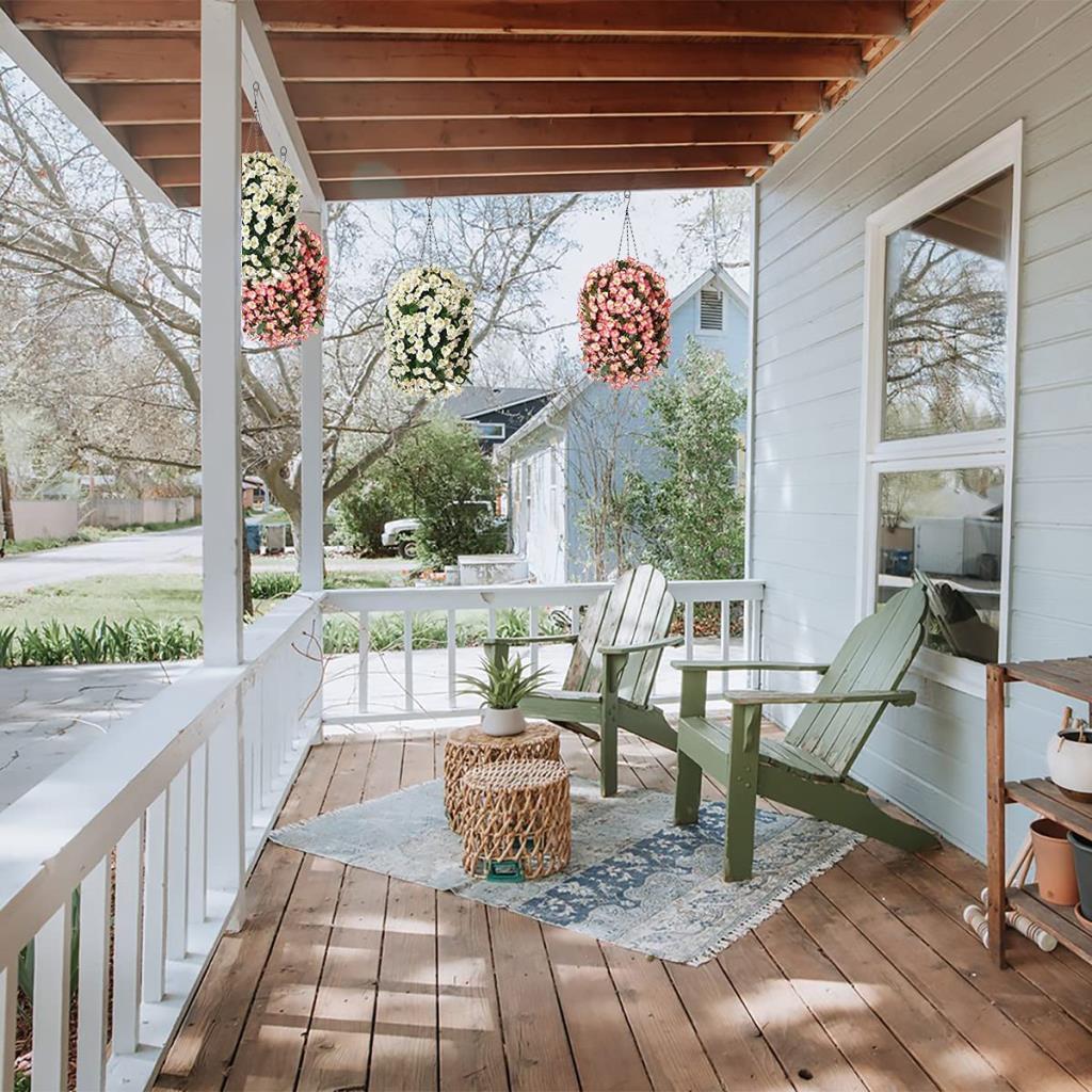 Yapay Çiçek Pembe Begonvil Çiçeği 8Dallı 70cm Sarkan Çiçek