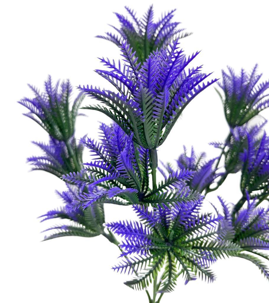 Yapay Çiçek Plastik Demet Mor Mini Sıkas Demeti Garnitür Aradal Dekoratif Yapay Bitki