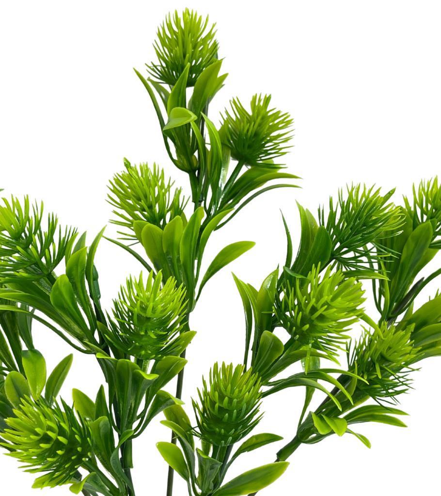 Yapay Çiçek Plastik Demet Yeşil Mini İğneli Çam Demeti Garnitür Aradal Dekoratif Yapay Bitki