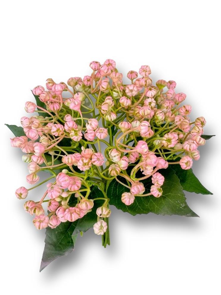 Yapay Çiçek Plastik Pembe Cipso Tohumcuk Demeti 5 Dallı Gelin Çiçeği Ve Aranjman Aradal Çiçeği 30cm