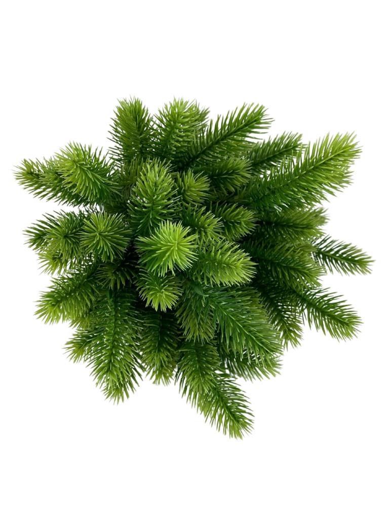 Yapay Çiçek Ponpon Çam Garnitür Aradal Dekoratif Yapay Bitki 30cm
