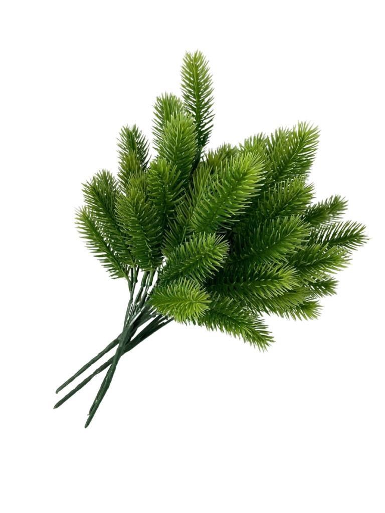 Yapay Çiçek Ponpon Çam Garnitür Aradal Dekoratif Yapay Bitki 30cm