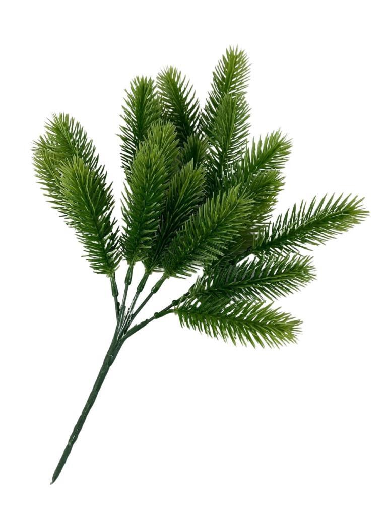 Yapay Çiçek Ponpon Çam Garnitür Aradal Dekoratif Yapay Bitki 30cm