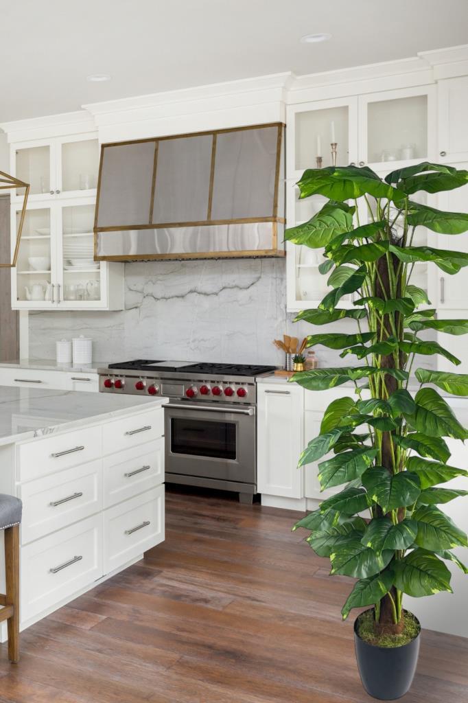 Yapay Çiçek Pothos Salon Sarmaşığı Tropik Salon Bitkisi Yapay Ağaç 165cm