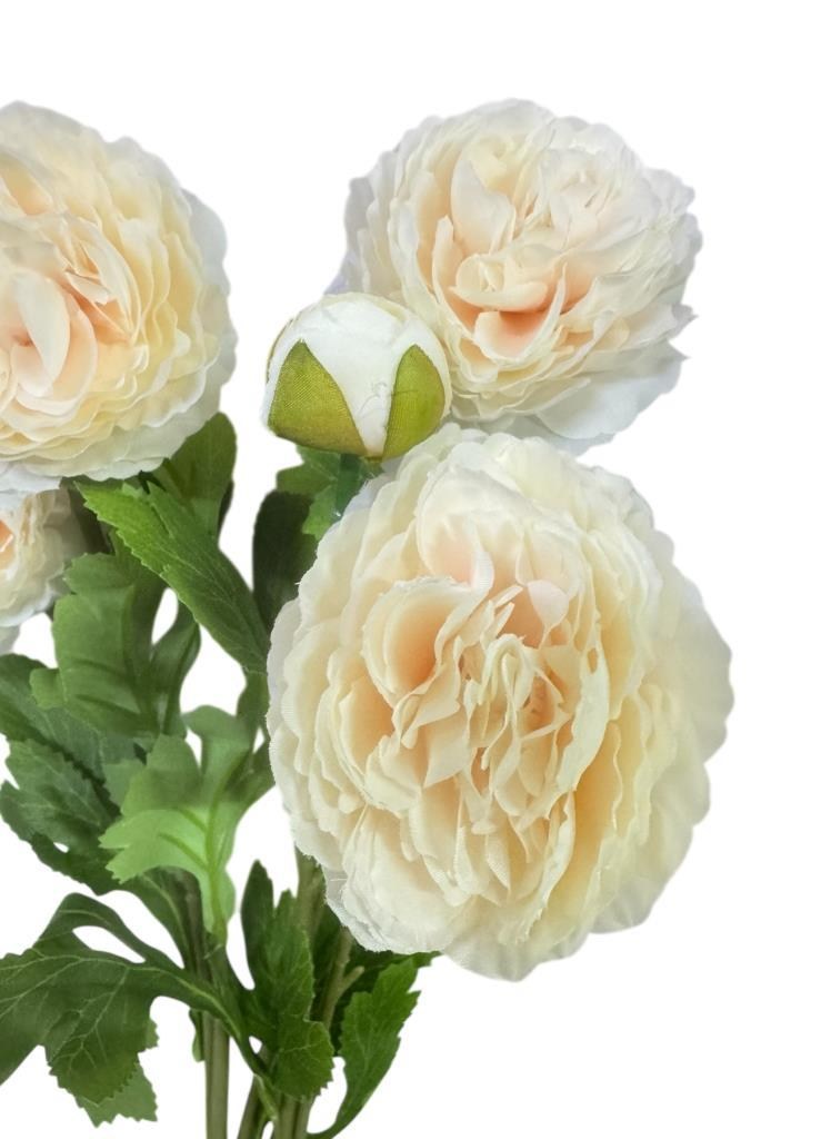 Yapay Çiçek Şakayık Çiçeği Soft Pembe Renk 2 Çiçek 1 Tomurcuk 50Cm
