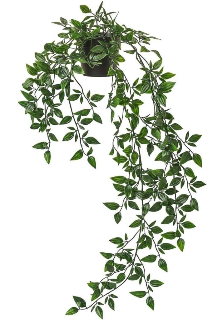 Yapay Çiçek Saksıda Sarkan Fejka Yeşil Yapay Sarmaşık 65cm