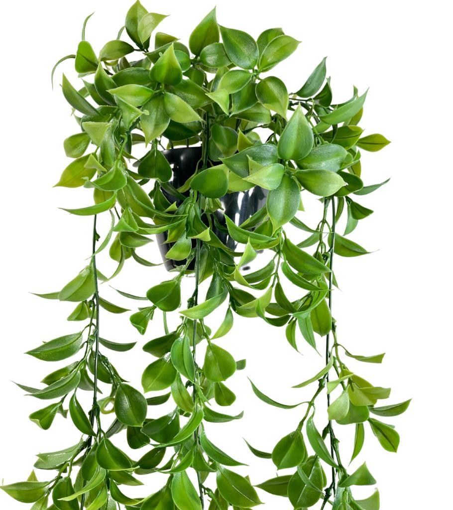 Yapay Çiçek Saksıda Sarkan Fejka Yeşil Limon Yaprağı Yapay Sarmaşık 60cm