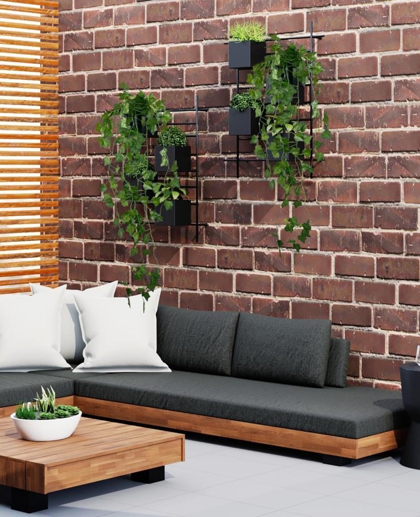 Yapay Çiçek Saksıda Sarkan Sarmaşık 9dal Hedera 80cm Yapay Sarmaşık Yeşil