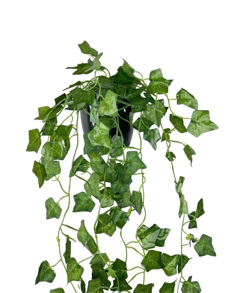 Yapay Çiçek Saksıda Sarkan Sarmaşık 9dal Hedera 80cm Yapay Sarmaşık Yeşil