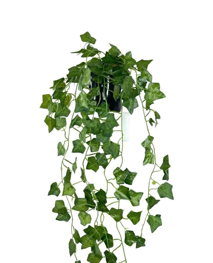 Yapay Çiçek Saksıda Sarkan Sarmaşık 9dal Hedera 80cm Yapay Sarmaşık Yeşil