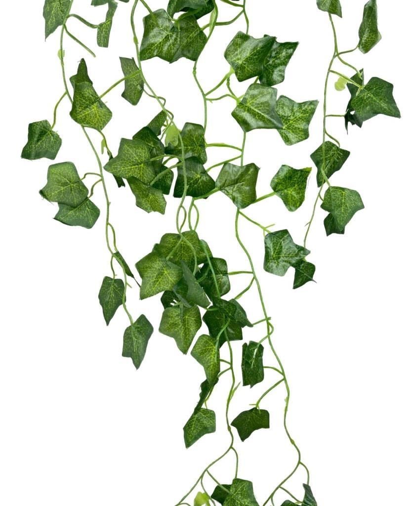 Yapay Çiçek Saksıda Sarkan Sarmaşık 9dal Hedera 80cm Yapay Sarmaşık Yeşil