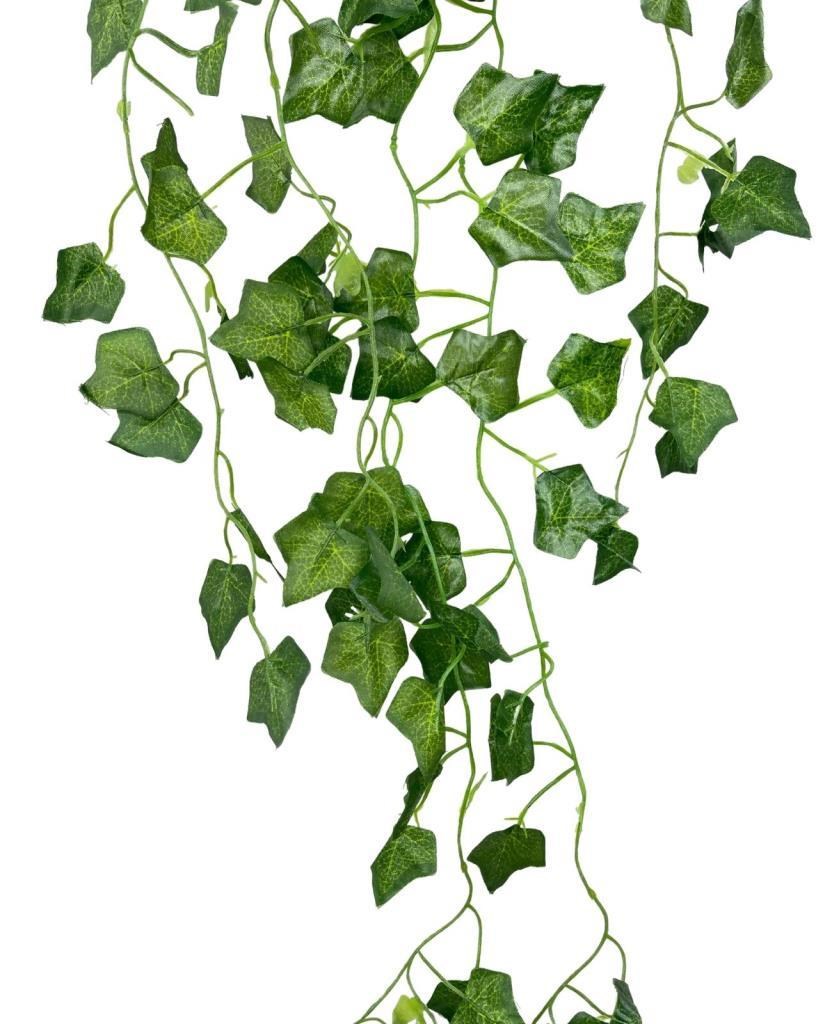 Yapay Çiçek Saksıda Sarkan Sarmaşık 9dal Hedera 80cm Yapay Sarmaşık Yeşil