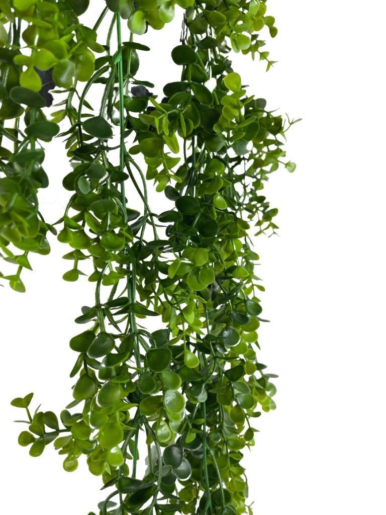 Yapay Çiçek Saksıda Sarkan Şimşir Okaliptus Yapay Sarmaşık 60cm