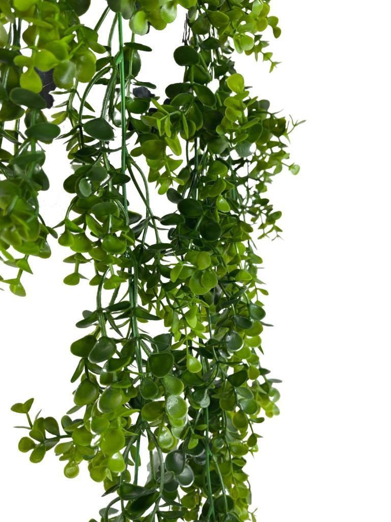 Yapay Çiçek Saksıda Sarkan Şimşir Okaliptus Yapay Sarmaşık 60cm