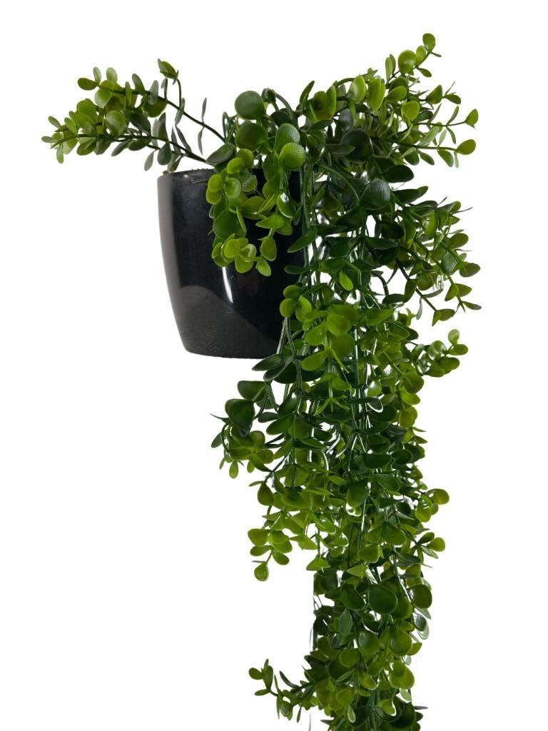 Yapay Çiçek Saksıda Sarkan Şimşir Okaliptus Yapay Sarmaşık 60cm
