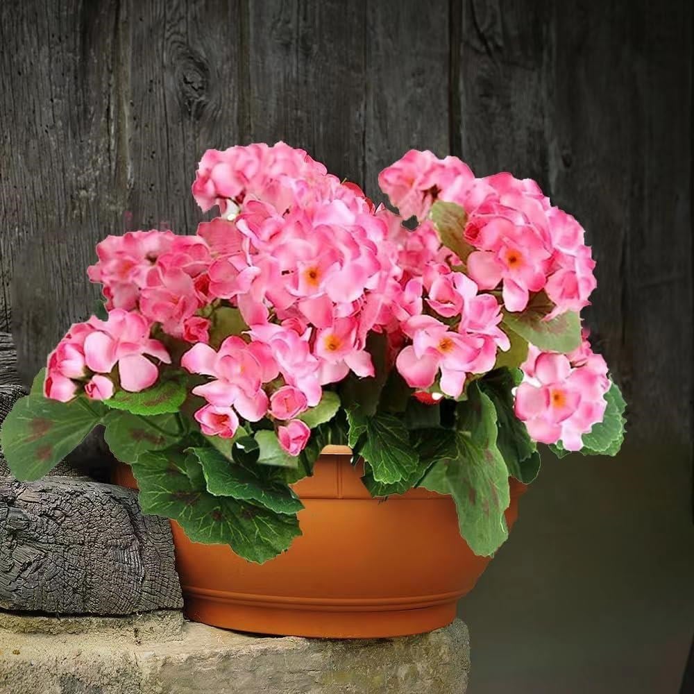 Yapay Çiçek Sardunya Demeti 40*25cm 1.Kalite PEMBE Balkon Çiçeği