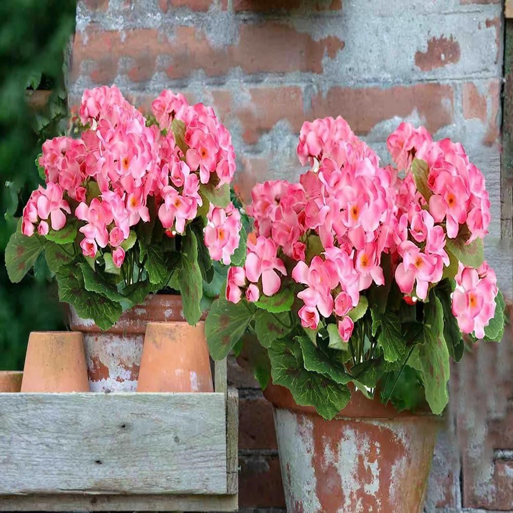 Yapay Çiçek Sardunya Demeti 40*25cm 1.Kalite PEMBE Balkon Çiçeği
