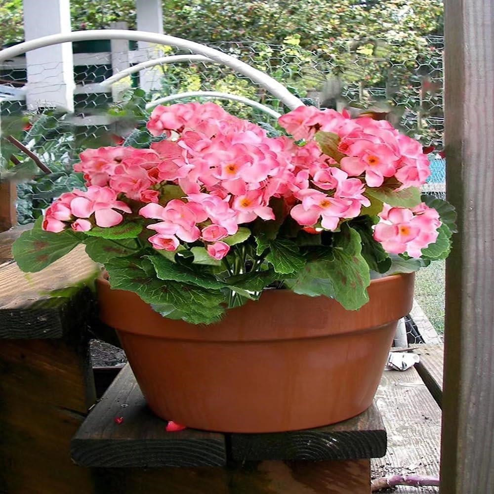 Yapay Çiçek Sardunya Demeti 40*25cm 1.Kalite PEMBE Balkon Çiçeği