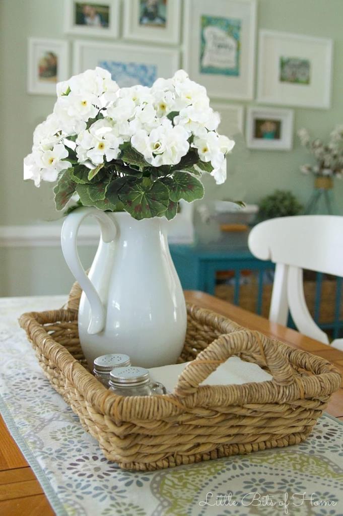 Yapay Çiçek Sardunya Demeti 40*25cm 1.Kalite BEYAZ Balkon Çiçeği