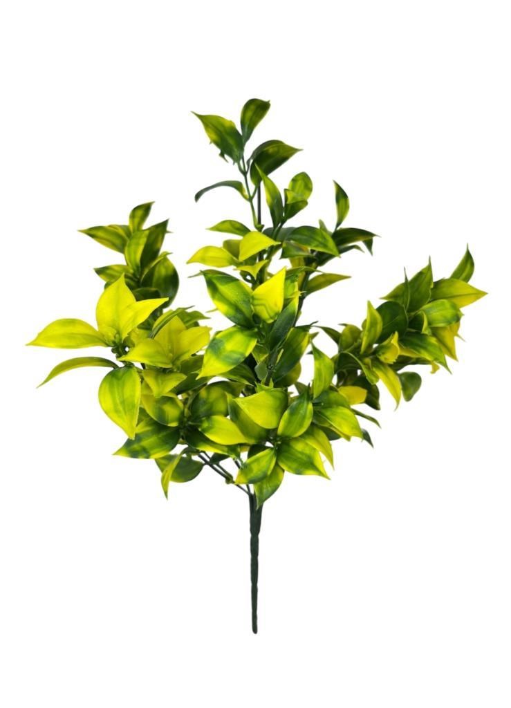 Yapay Çiçek Sarı Yeşil Limon Yaprağı Demet Şimşir Demeti Garnitür Aradal Dekoratif Yapay Bitki