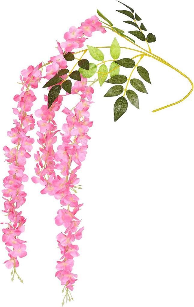 Yapay Çiçek Sarkan 3 Dallı Akasya 90cm PEMBE