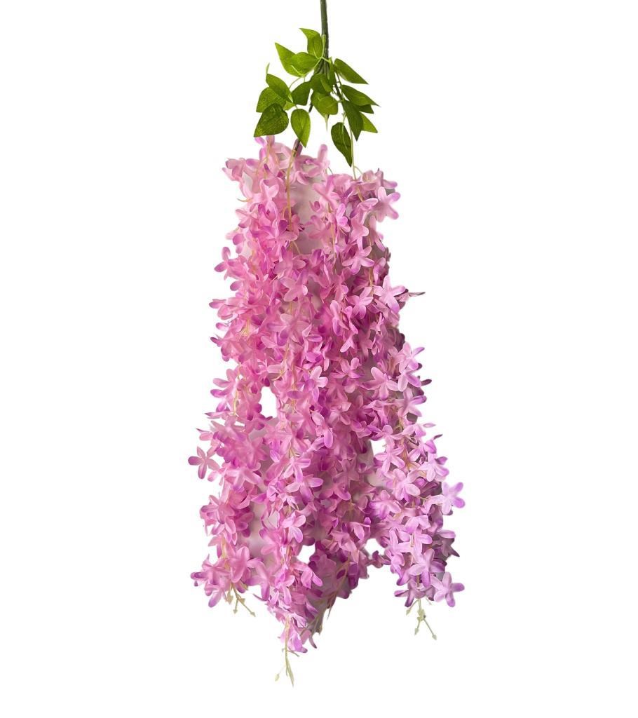Yapay Çiçek Sarkan 4 Dallı Akasya 70cm LİLA