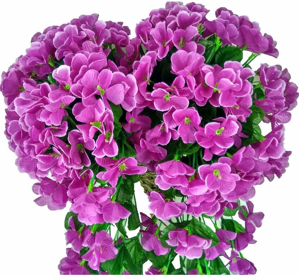 Yapay Çiçek Sarkan Begonvil Çiçeği  JUMBO LİLA