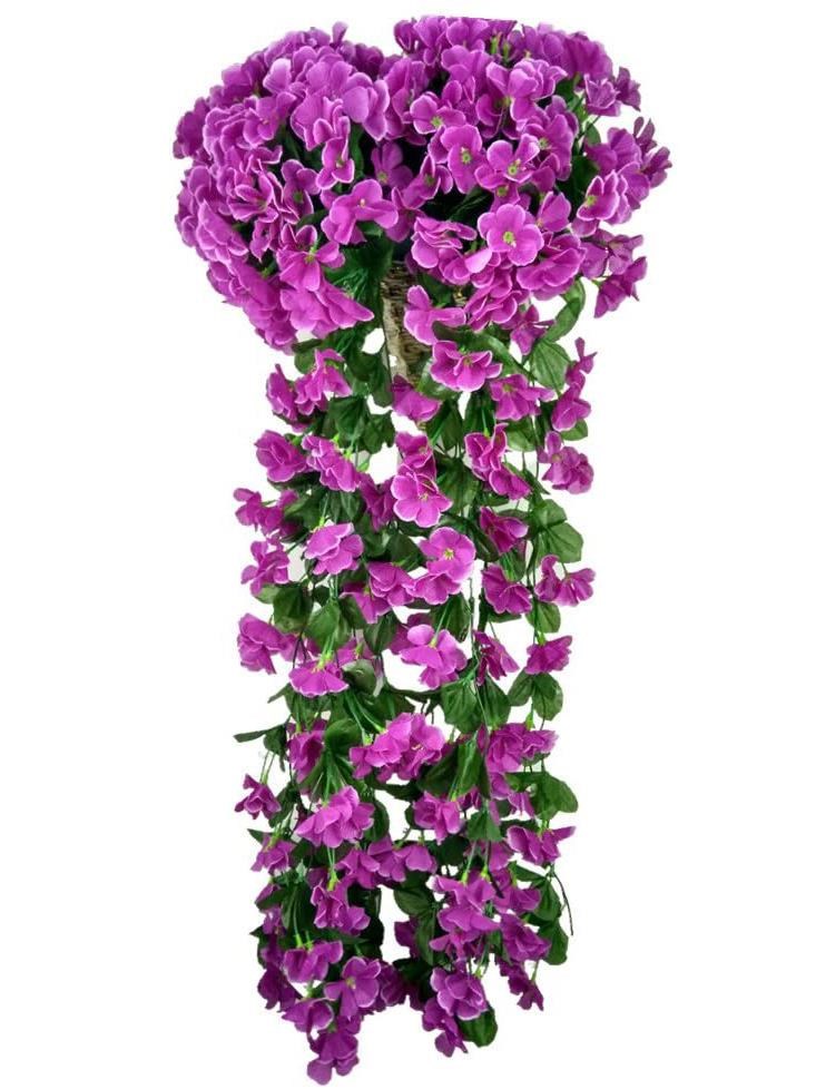 Yapay Çiçek Sarkan Begonvil Çiçeği  JUMBO LİLA