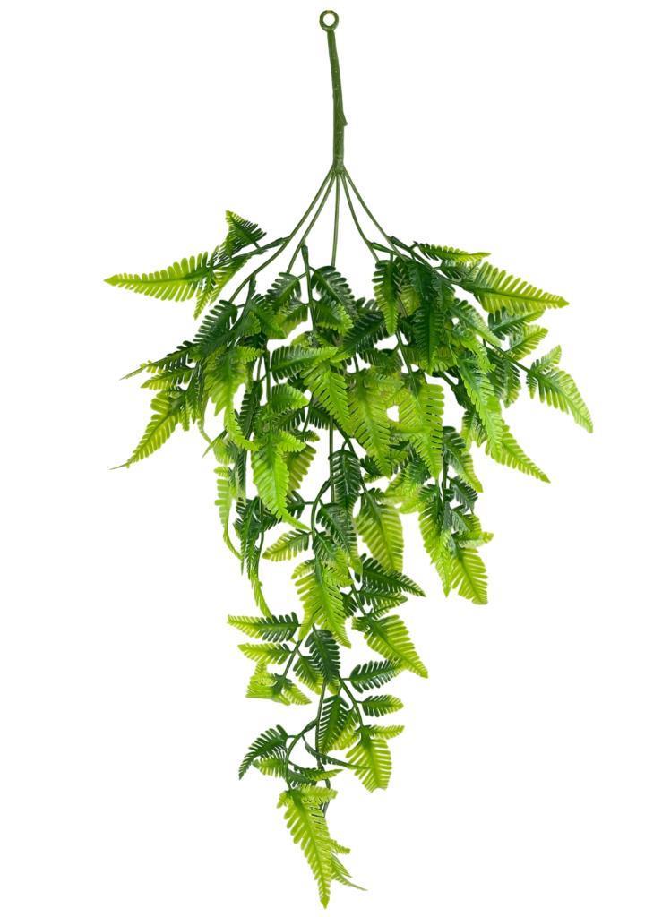 Yapay Çiçek Sarkan Boston Fern 60cm 5Dallı ty124 Yapay Sarmaşık Yeşil 