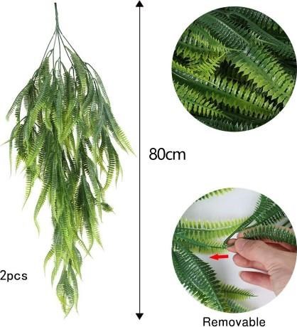 Yapay Çiçek Sarkan Boston Fern Yapay Sarmaşık ty70 Yeşil