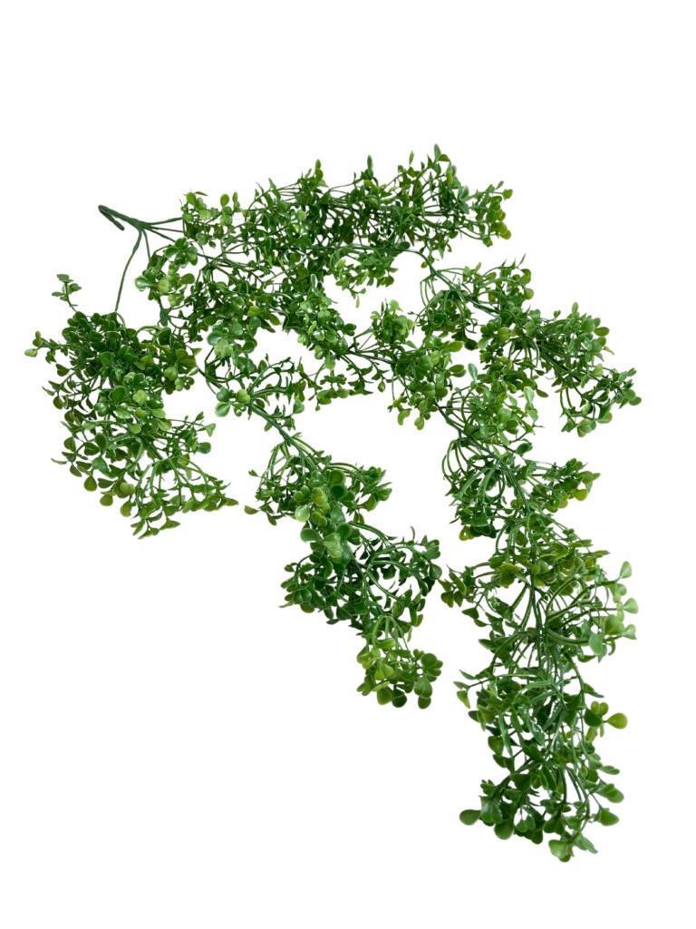 Yapay Çiçek Sarkan Çiçek Yeşil Fare Kulağı Şimşir Yapay Sarmaşık  60*30cm UV Katkılı Güneşe Dayanıklı