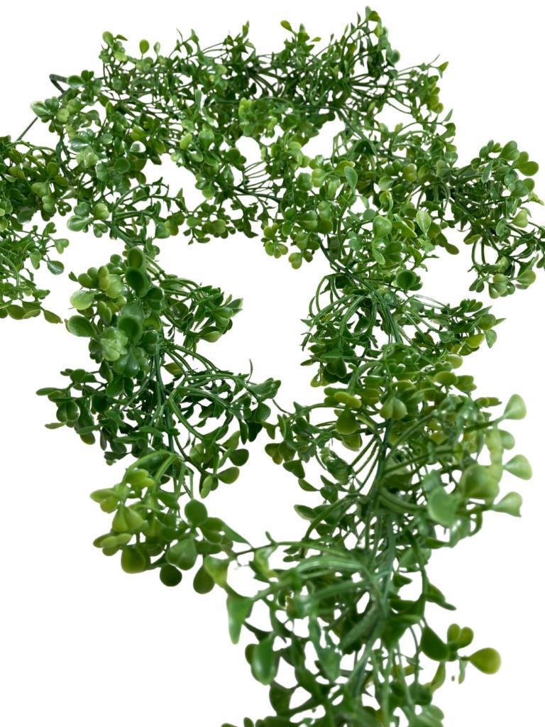 Yapay Çiçek Sarkan Çiçek Yeşil Fare Kulağı Şimşir Yapay Sarmaşık  60*30cm UV Katkılı Güneşe Dayanıklı