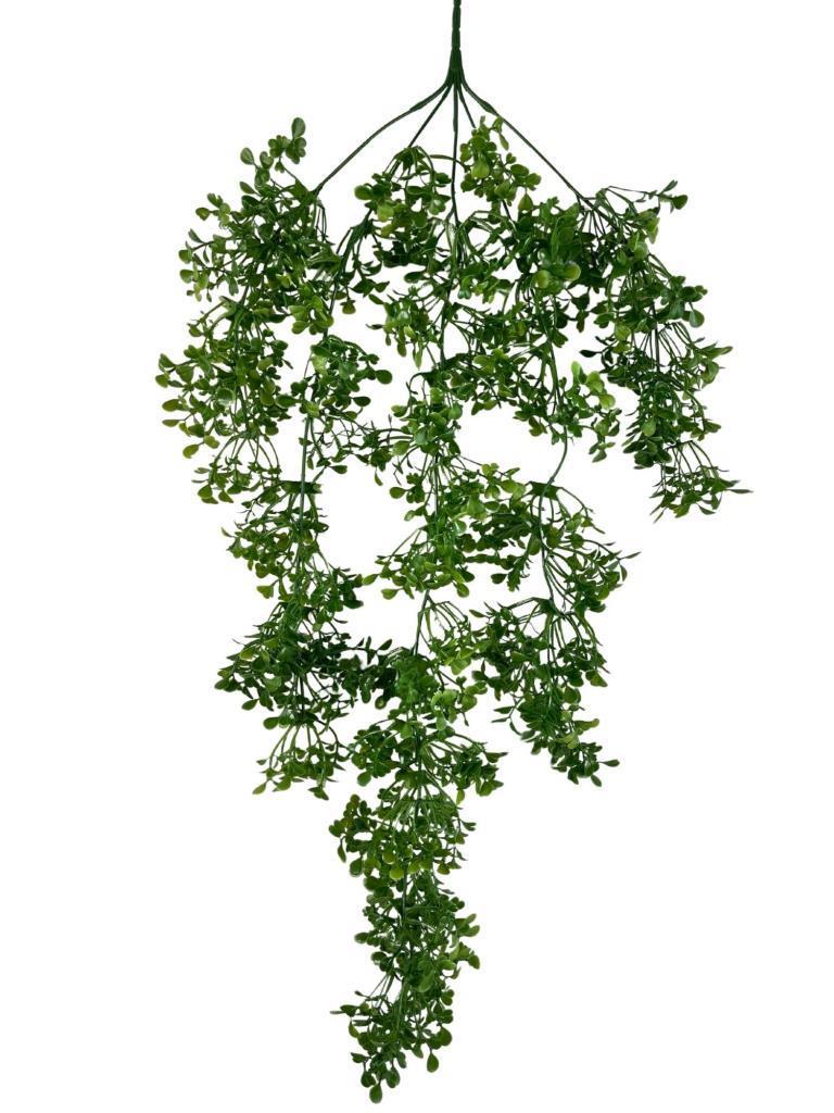Yapay Çiçek Sarkan Çiçek Yeşil Fare Kulağı Şimşir Yapay Sarmaşık  60*30cm UV Katkılı Güneşe Dayanıklı