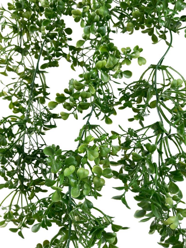 Yapay Çiçek Sarkan Çiçek Yeşil Fare Kulağı Şimşir Yapay Sarmaşık  60*30cm UV Katkılı Güneşe Dayanıklı