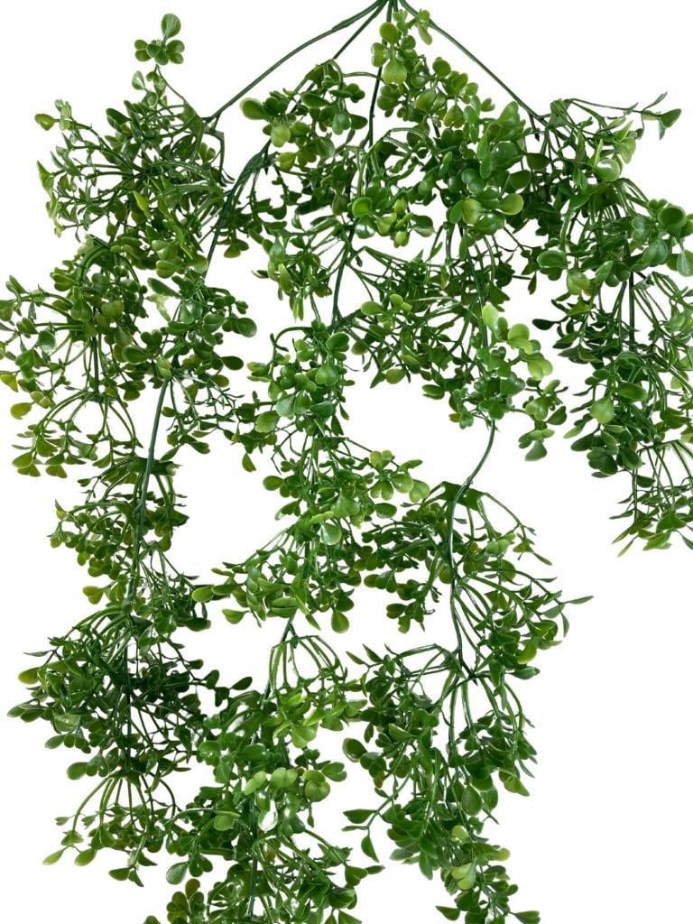 Yapay Çiçek Sarkan Çiçek Yeşil Fare Kulağı Şimşir Yapay Sarmaşık  60*30cm UV Katkılı Güneşe Dayanıklı