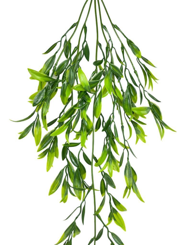 Yapay Çiçek Sarkan Fesleğen 60cm 5Dallı ty120 Yapay Sarmaşık Yeşil 