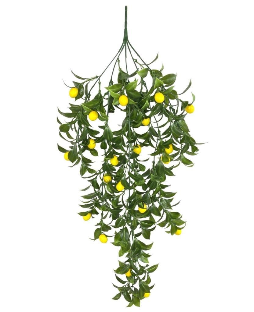 Yapay Çiçek Sarkan Limon Yapay 60*20cm