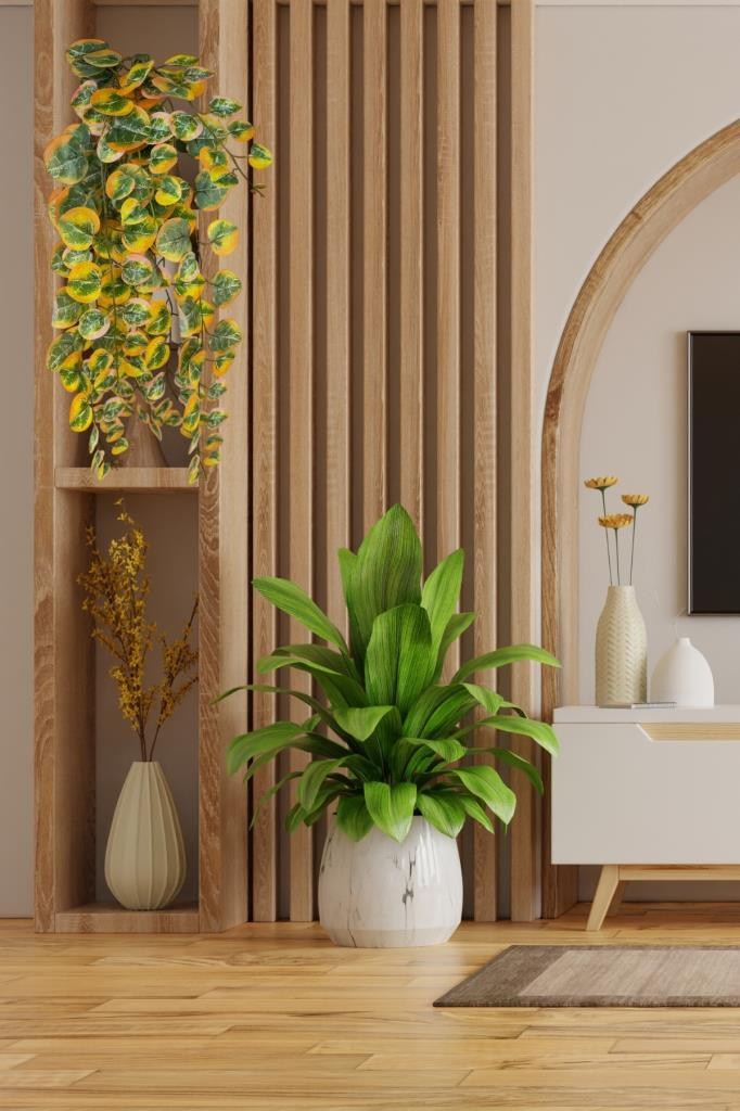 Yapay Çiçek Sarkan Lüx Okaliptus Sonbahar Rengi Yapay Sarmaşık 60*25cm