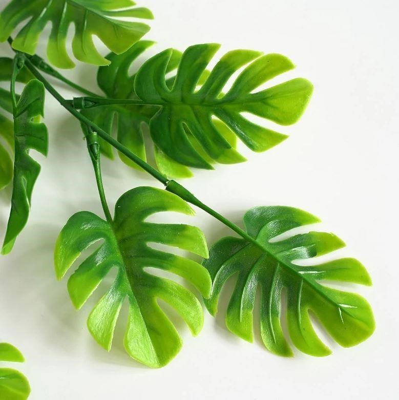 Yapay Çiçek Sarkan Monstera DeveTabanı 5 Dallı 70cm