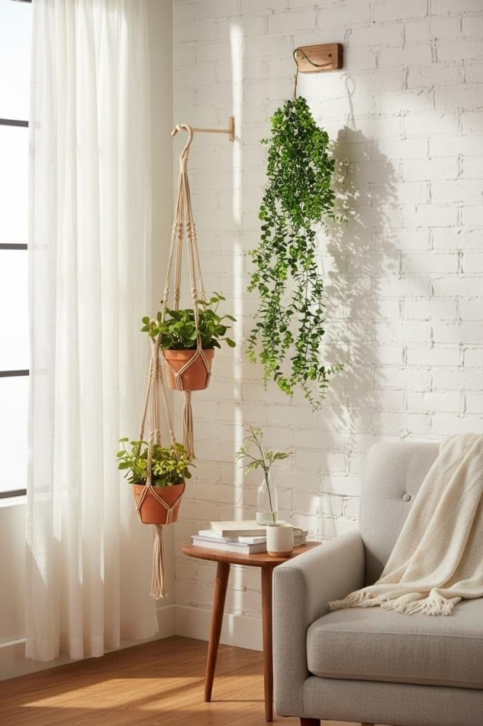 Yapay Çiçek Sarkan Okaliptus Şimşir Yapay Sarmaşık Sarkan Çiçek 90cm