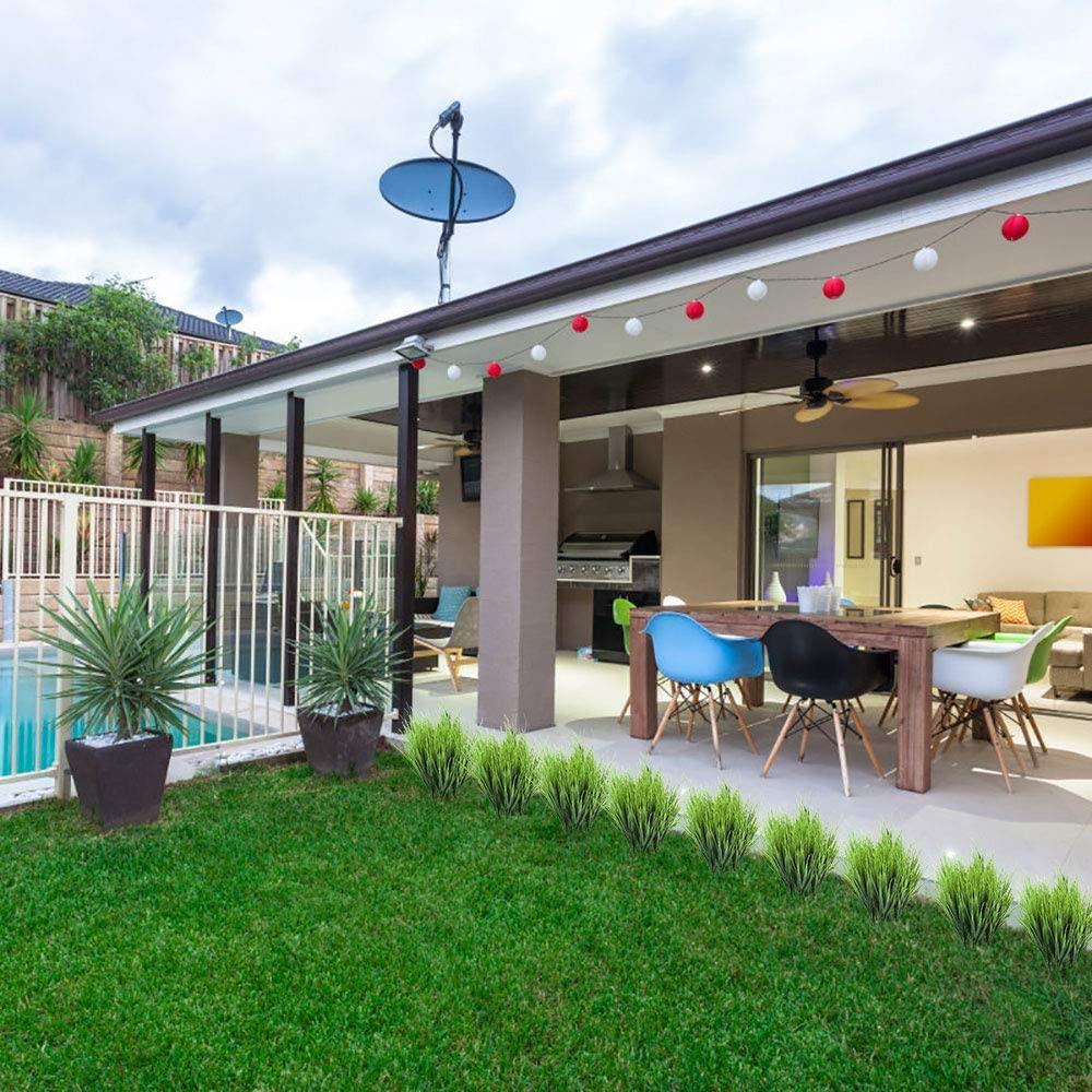 Yapay Çiçek Saz Demet 10 ADET Garnitür Yeşil Aradal Dekoratif Yapay Bitki