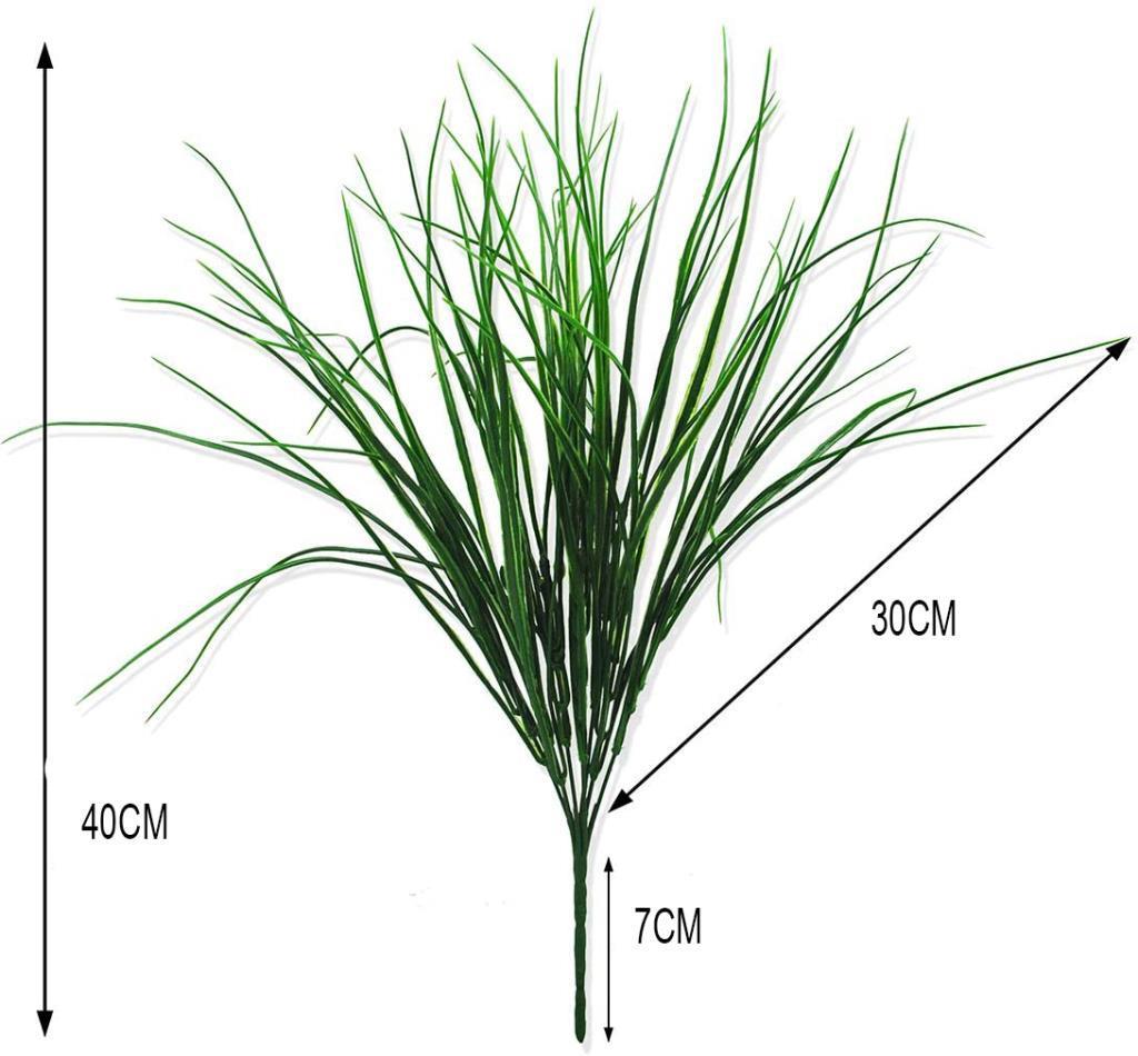 Yapay Çiçek Saz Yeşil Bitki Yapay Çiçek Dekor Çiçeği 40CM Uzun Ot