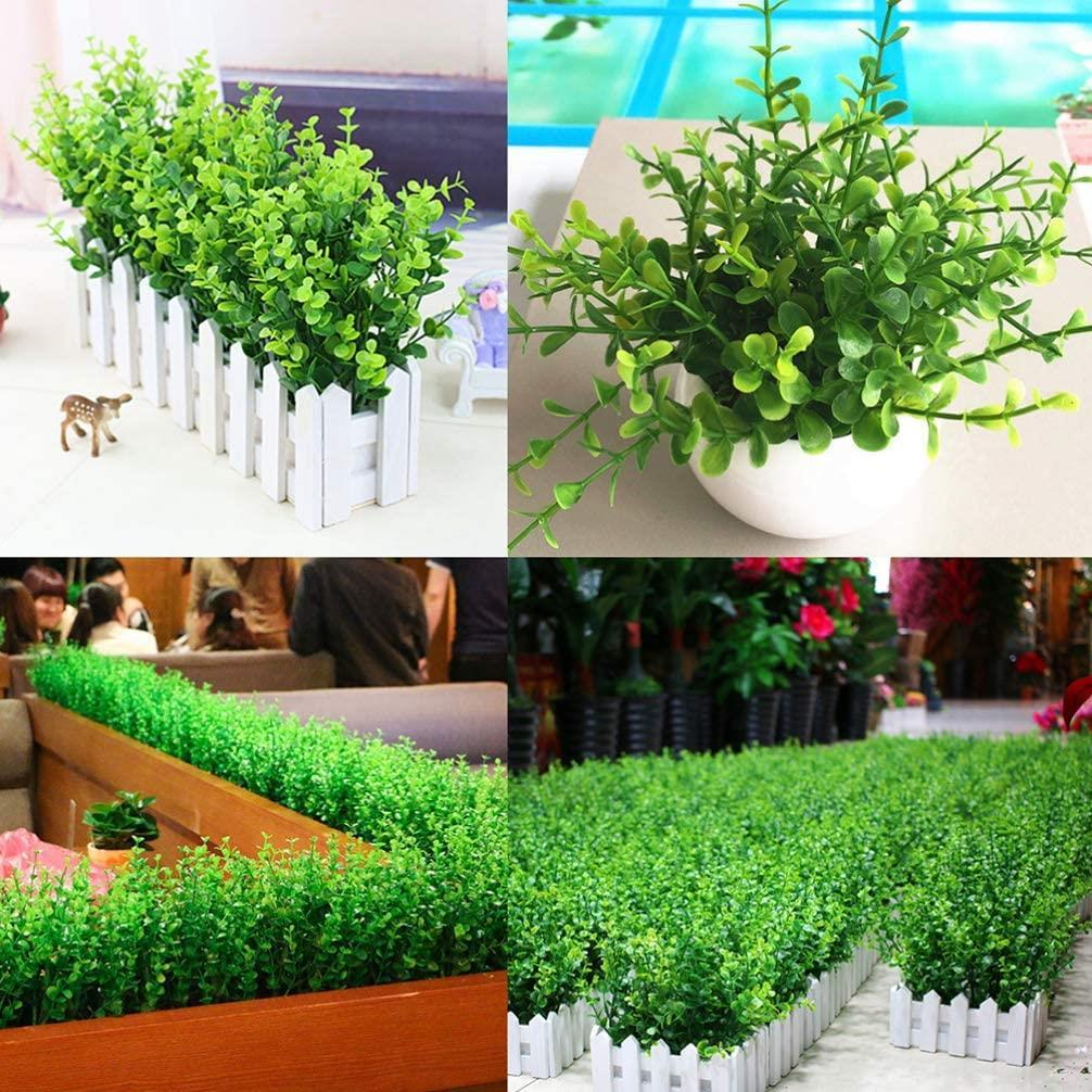 Yapay Çiçek Şimşir Demeti Garnitür Yeşil Aradal Dekoratif Yapay Bitki