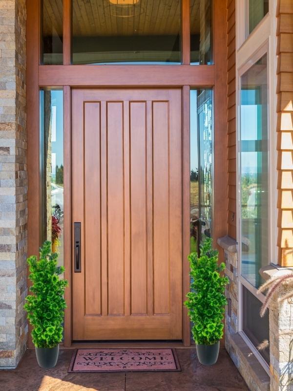 Yapay Çiçek Siyah Saksıda Güllü Yeşil Şimşir Ağacı 55cm